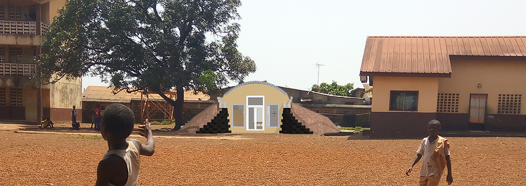 guinea library school yard